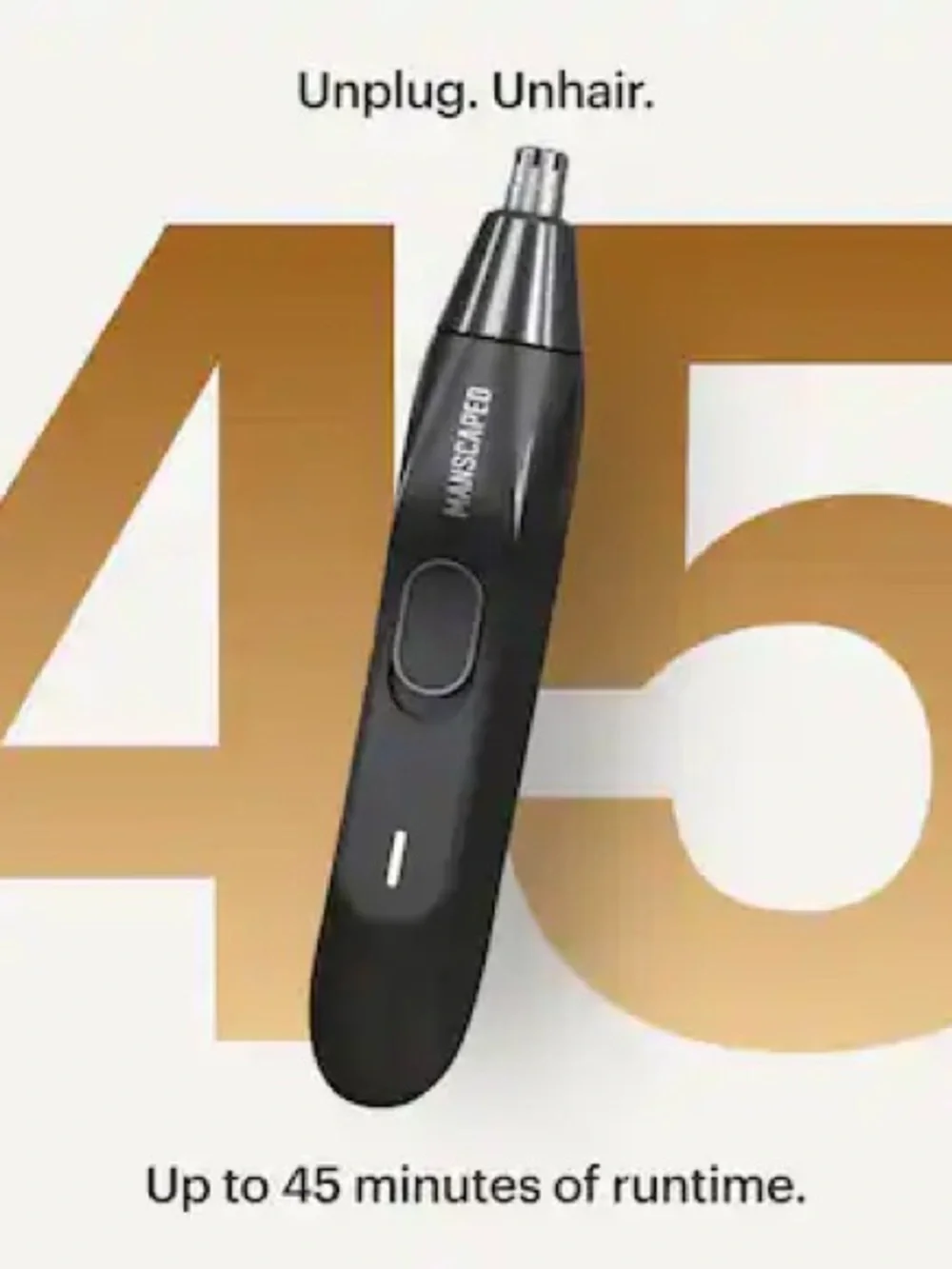 New Manscaped Weed Whacker 2.0 Nose & Ear Trimmer - Black